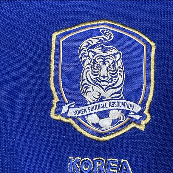 VTG Nike Blue and Red South Korea 05-06 Men's Jersey sz S - Picture 5 of 8